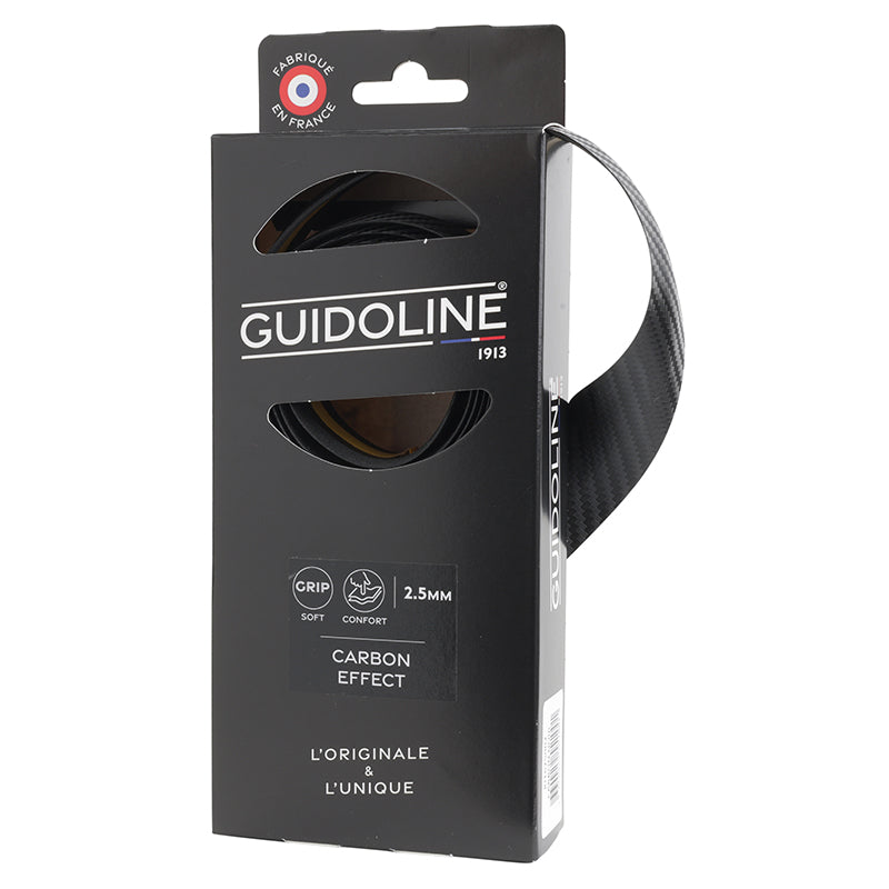 Ruban De Guidon - Cintre Velox Carbone 2,5 mm Noir - Guidoline