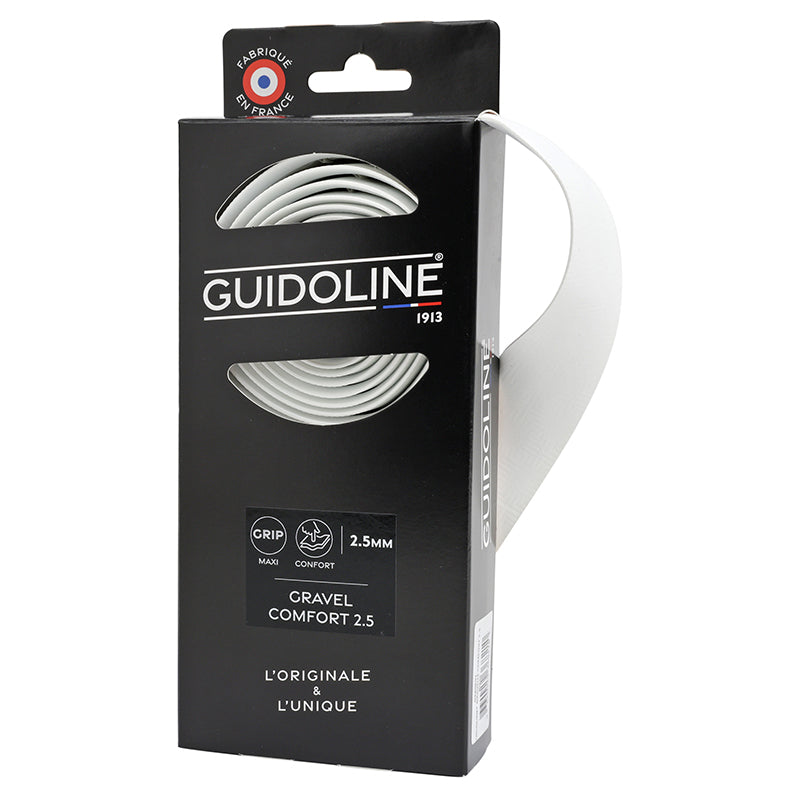 Ruban De Guidon - Cintre Velox Gravel Comfort 2,5 mm Blanc - Guidoline