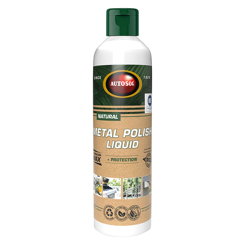 Polish Métal Autosol Liquid Natural (Flacon 250 Ml) (Entretien Tous Metaux : Alu, INOX, Acier...) (Made In Germany - Qualite Premium)