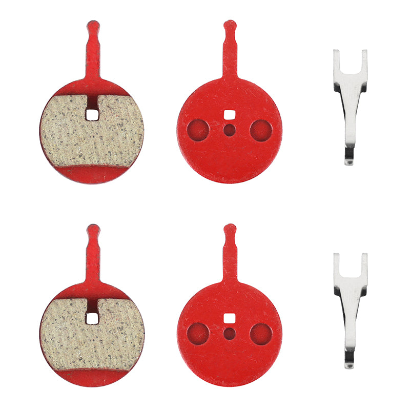 Plaquette De Frein Trottinette Ct010-R Compatible Brigmton, Dualtron, Joyor, Kaabo, Kugoo, Ovex, Skateflash, Tne, Vsett, Zero (Résine 2.3 mm Diam 23.5 mm) (Vendu Par 2 Paires)