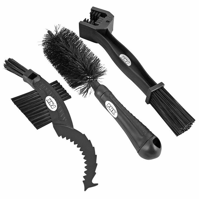 Kit Brosse De Nettoyage Vélo Nylon (Ideal Cadre, Cassette, Chaîne...) (Vendu Par 3)