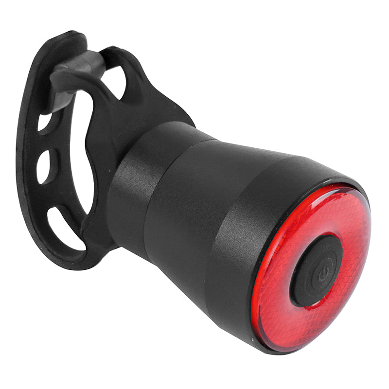 Éclairage Vélo Usb Arrière Sur Tige De Selle X200 Avec Indicateur Freinage - Capteur Vibration Noir (Fonctions Fixe Et C