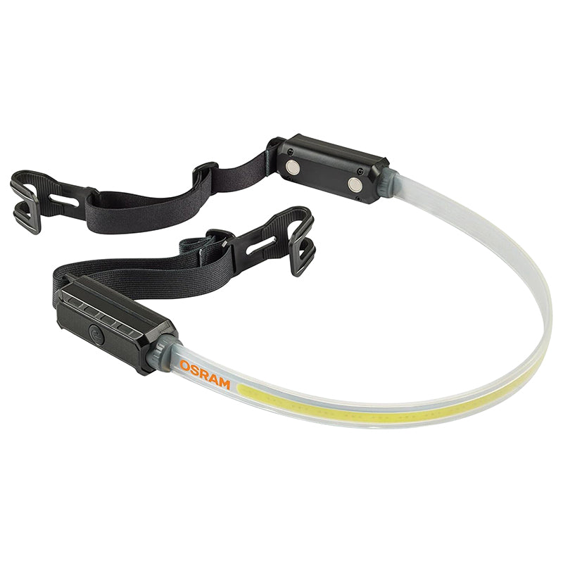 Lampe-Torche-Baladeuse Atelier A Leds Osram Ledinspect Flexible Avec Batterie Lithium (Jusqu'A 1000 Lm) 6200-6500K (Rechargeable Usb-C) (Sangle Elastique Extensible Jusqu'A 2,1M)