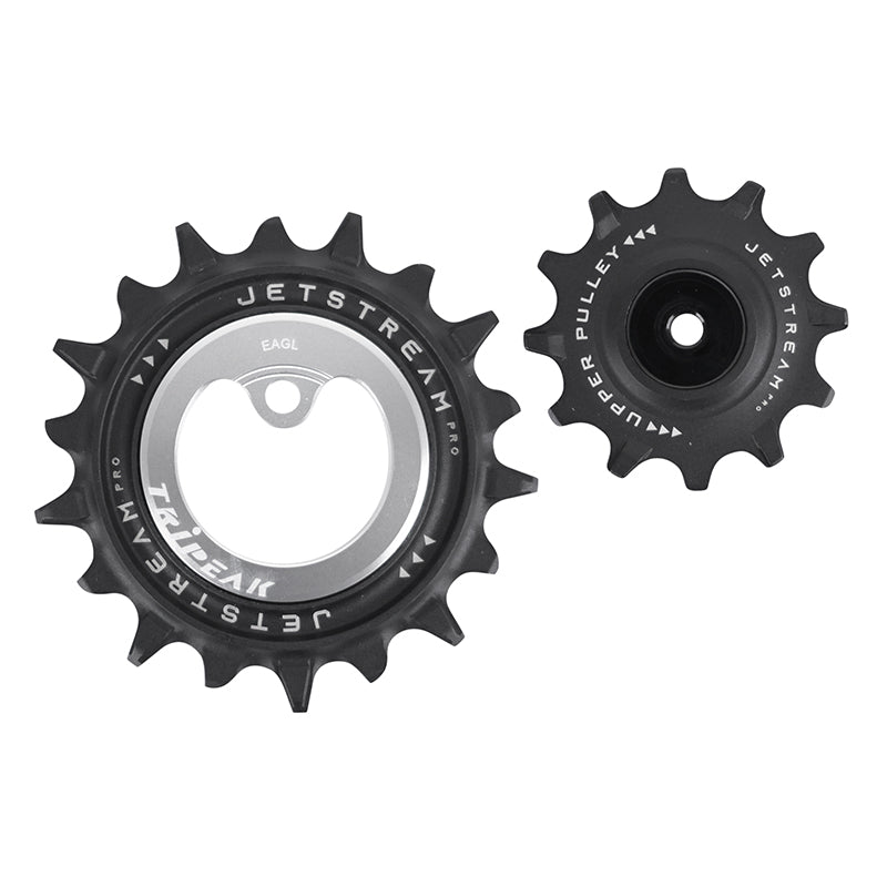 Galet Dérailleur Aopw Tripeak 12-18 Dents Céramique 12X1V. Sram VTT Eagle Axs Argent (Jeu De 2) (Garantie 4 Ans)