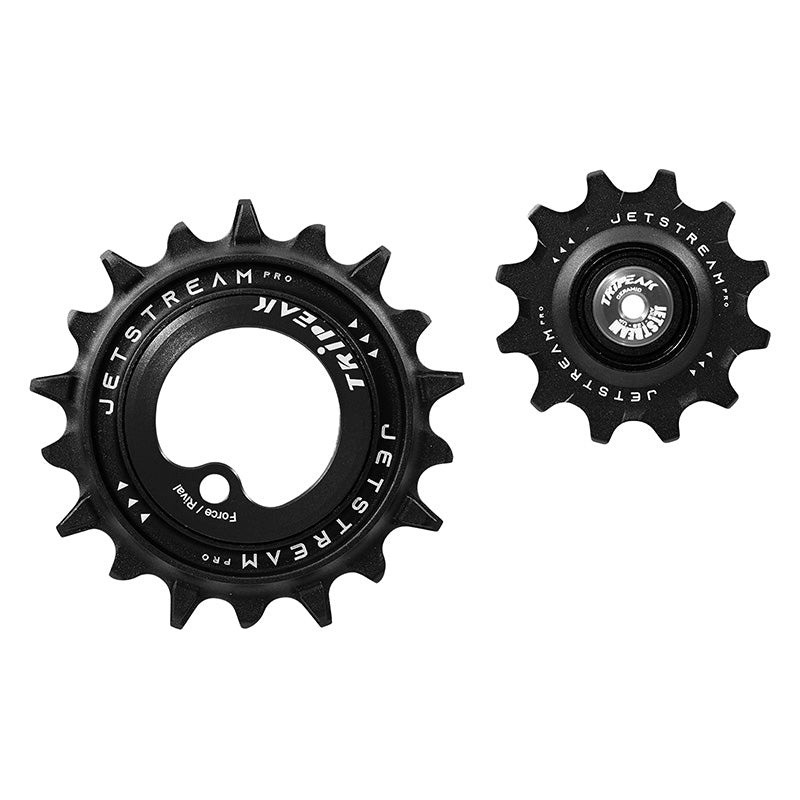 Galet Dérailleur Aopw Tripeak 12-18 Dents Céramique 12X2V. Sram Axs Force-Rival D1-D2 Noir -2023 (Jeu De 2) (Garantie 4