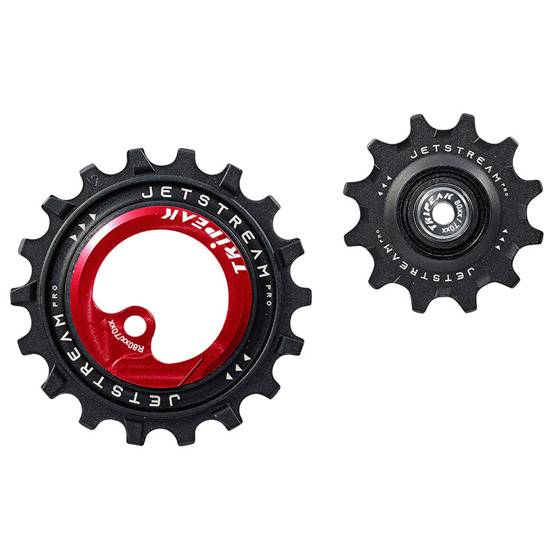 Galet Dérailleur Aopw Tripeak 12-18 Dents Céramique 12X2V. Sram Axs Force-Rival D1-D2 Rouge -2023 (Jeu De 2) (Garantie 4 Ans)