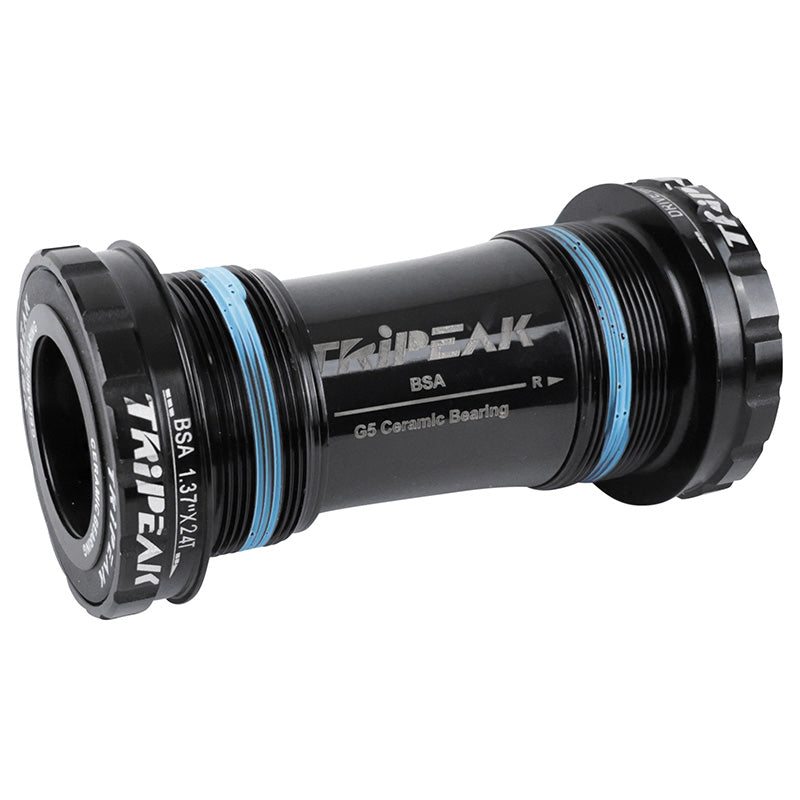 Cuvette Intégré Boîtier Filete Route Tripeak Céramique Anglais - Bsc - 1,37X24 Axe 24 mm Noir (Compatible Shimano)