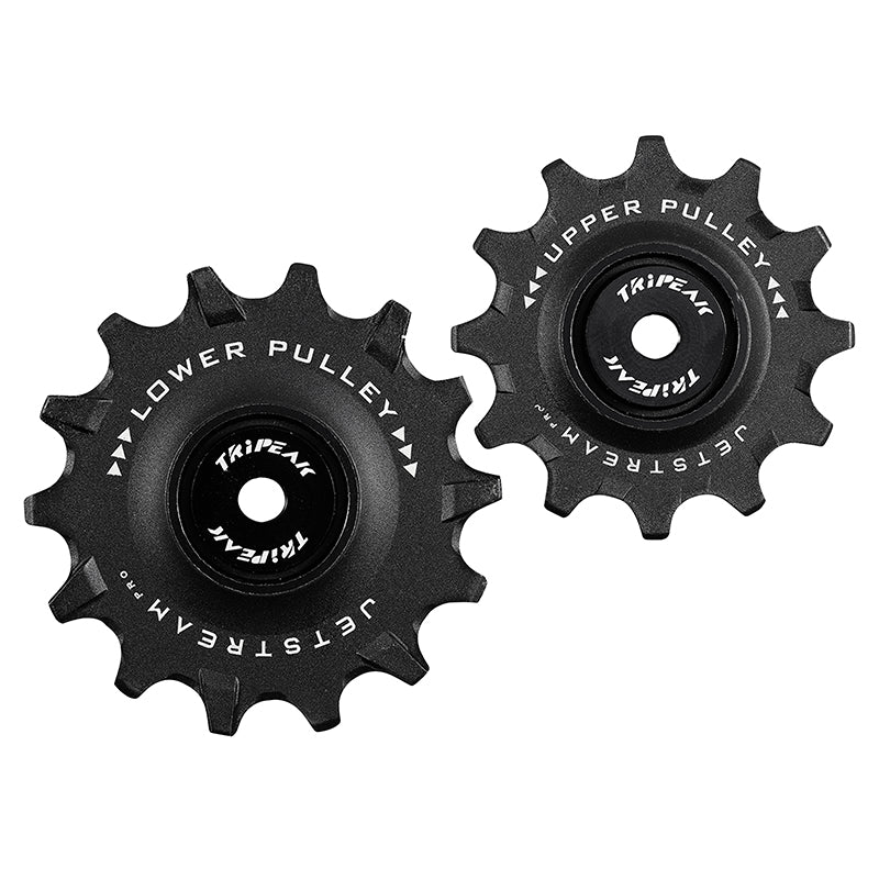 Galet Dérailleur Route Tripeak 12-14 Dents Céramique 11V. Shimano Dura-Ace R9100 - Ultegra R8000 -105 R7000 Noir (Bliste