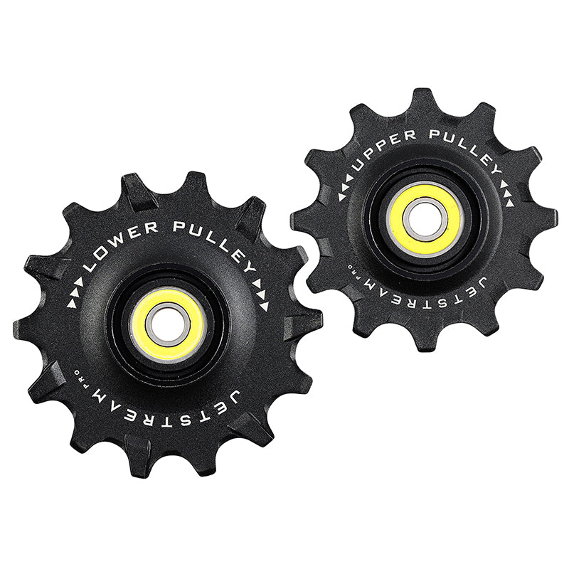 Galet Dérailleur Route Tripeak 12-14 Dents Céramique 12V. Shimano Dura-Ace R9200 - Ultegra R8100 - 105 R7100 Noir (Blister De 2)