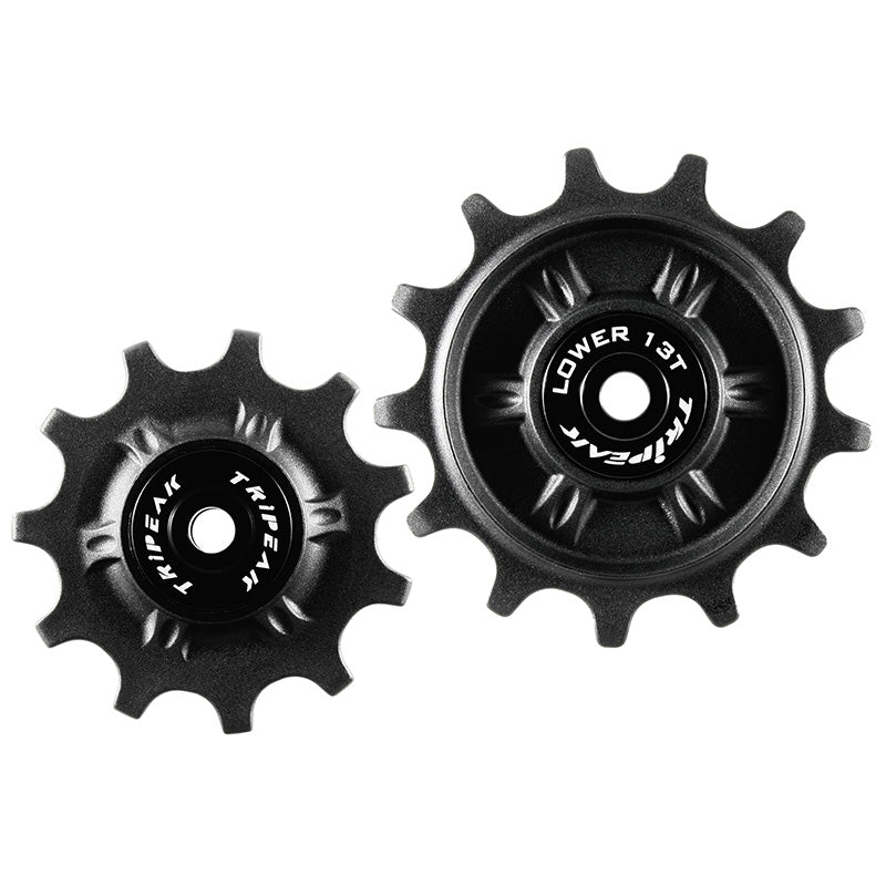 Galet Dérailleur Gravel-VTT Tripeak 11-13 Dents Céramique 11V. Shimano Grx-Xt (Grx810 - 815 - Xtm8000) Noir (Blister De