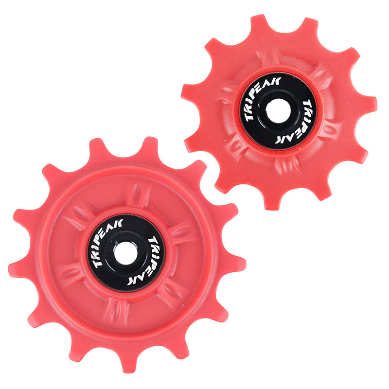 Galet Dérailleur Gravel-VTT Tripeak 11-13 Dents Céramique 11V. Shimano Grx-Xt (Grx810 - 815 - Xtm8000) Rouge (Blister De