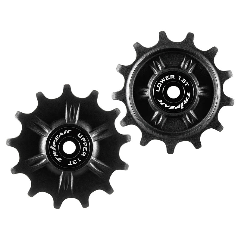 Galet Dérailleur Gravel-VTT Tripeak 13-13 Dents Céramique 11V. Shimano Grx-Xt (Grx 812 - 817 - Xtm8000) Noir (Blister De