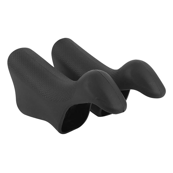 Repose Mains Vélo Compatible Shimano Ultegra Di2 6770 Caoutchouc Noir (Paire)