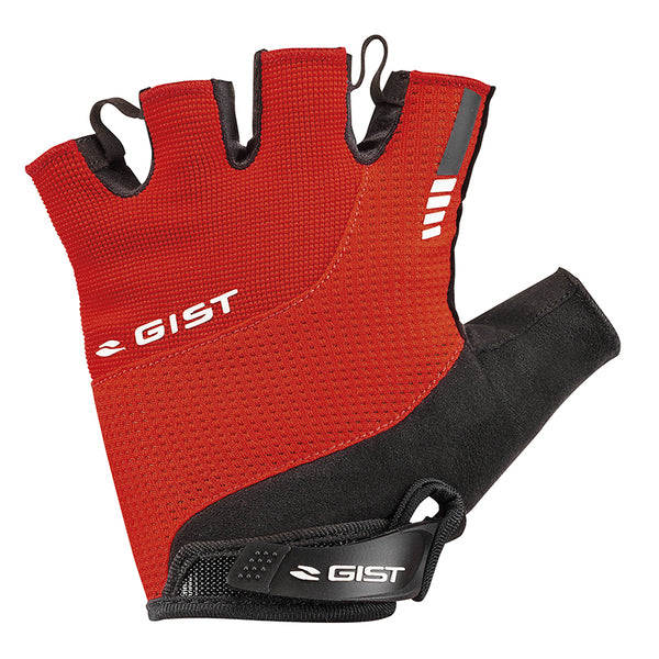 Gants Vélo Court Gist Kontrol Été Rouge M (Paire Sur Carte) Avec Velcro