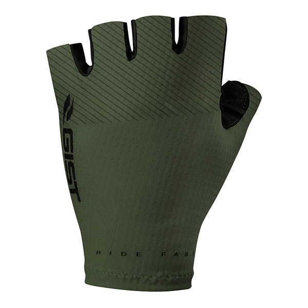 Gants Vélo Court Gist Race Été Vert S (Paire Sur Carte) Sans Velcro