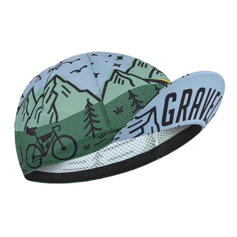 Casquette Gist Summer Gravel Bleu-Vert Deco Montagne