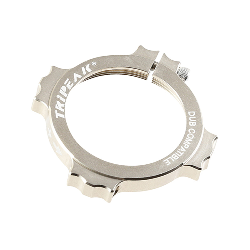 Écrou-Bague Réglage Pré-Contrainte Pédalier Tripeak Pour Sram Dub Argent