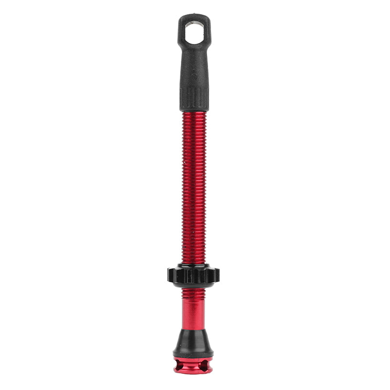 Valve De Pneu Tubeless Presta Newton Colori Rouge 60 mm 4 Trous Pour Diffusion Preventif (Vendu A L'Unite) - Livre Avec