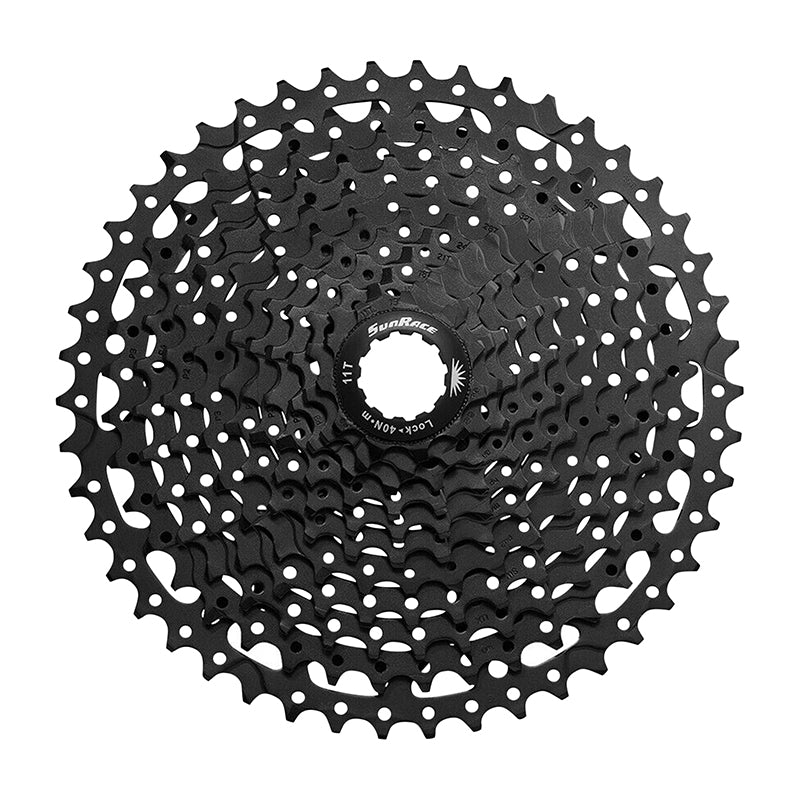 Cassette 11V. Sunrace U-Series Csux400 11-50 VTT Noir (Livre En Boite) (11-13-15-17-20-23-26-30-36-43-50) - Compatible S