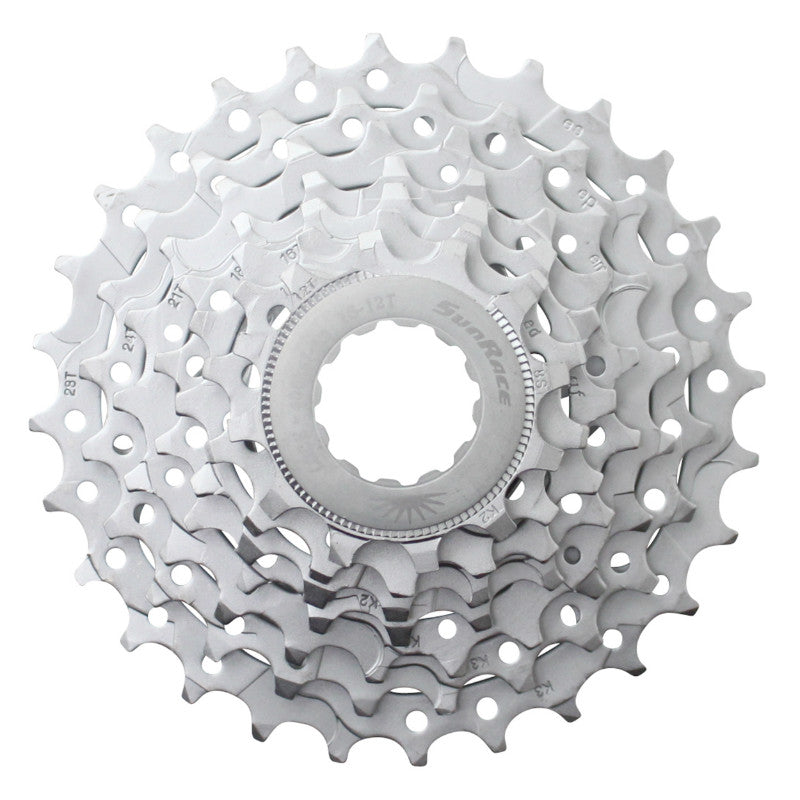 Cassette 7V. Sunrace M63 12-28 VTT Pour Shimano-Sram Nickel (Livre En Boite) (12-14-16-18-21-24-28)