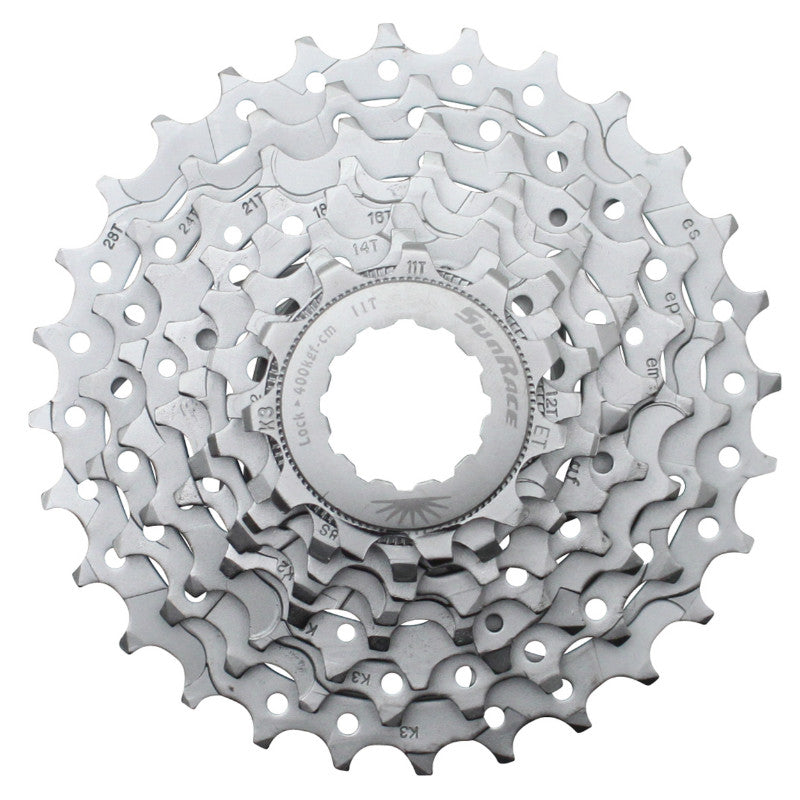 Cassette 8V. Sunrace R86 11-28 Route Pour Shimano-Sram Nickel (Livre En Boite) (11-12-14-16-18-21-24-28)