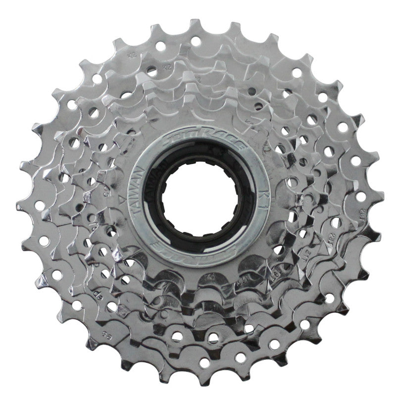 Roue Libre 7V. Sunrace 13-28 Chrome Indexee (En Boite)