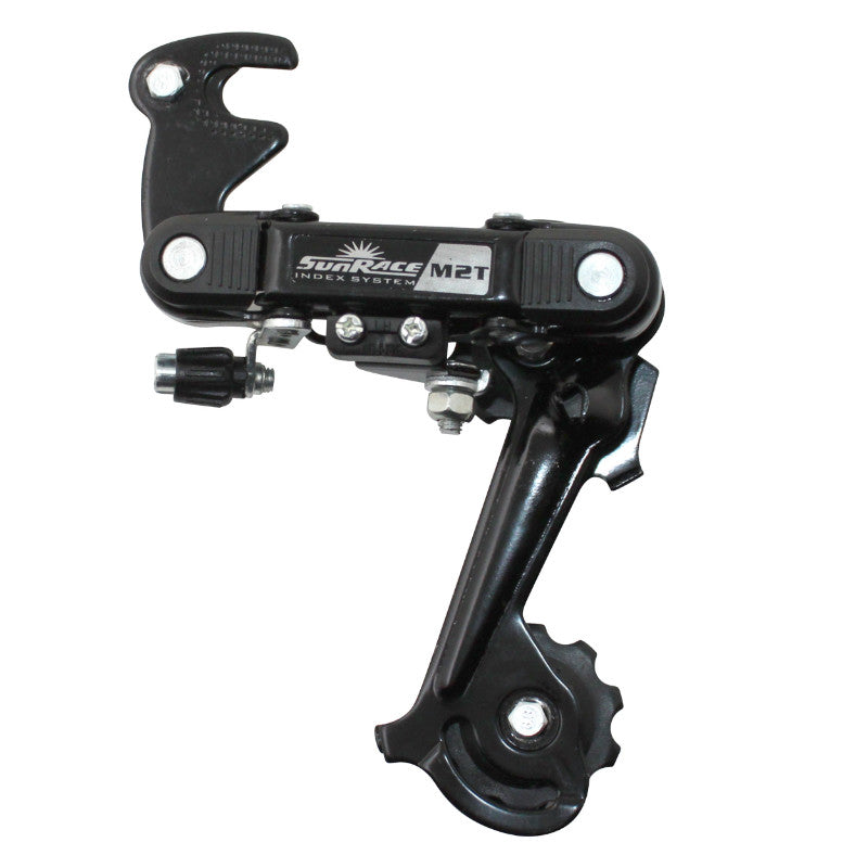 Dérailleur VTT Arrière Sunrace 6-7V. Chape Longue Avec Patte (Compatible Shimano)