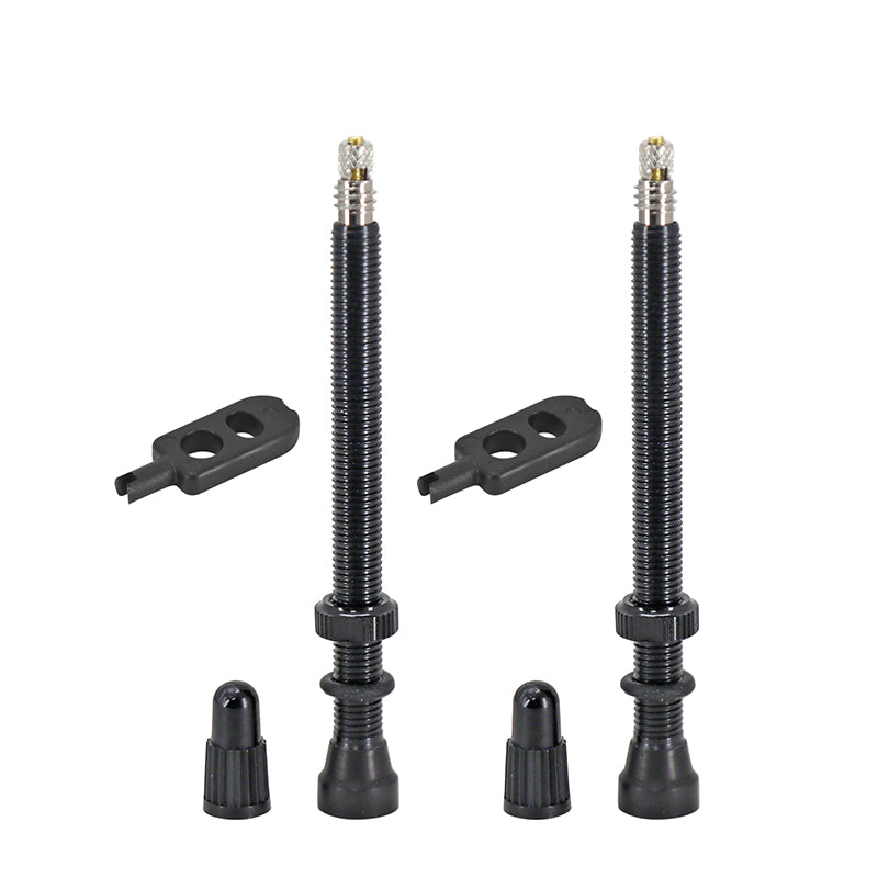 Valve De Pneu Tubeless Presta Hutchinson 60 mm Obus Demontable (Vendu A La Paire Sur Carte)