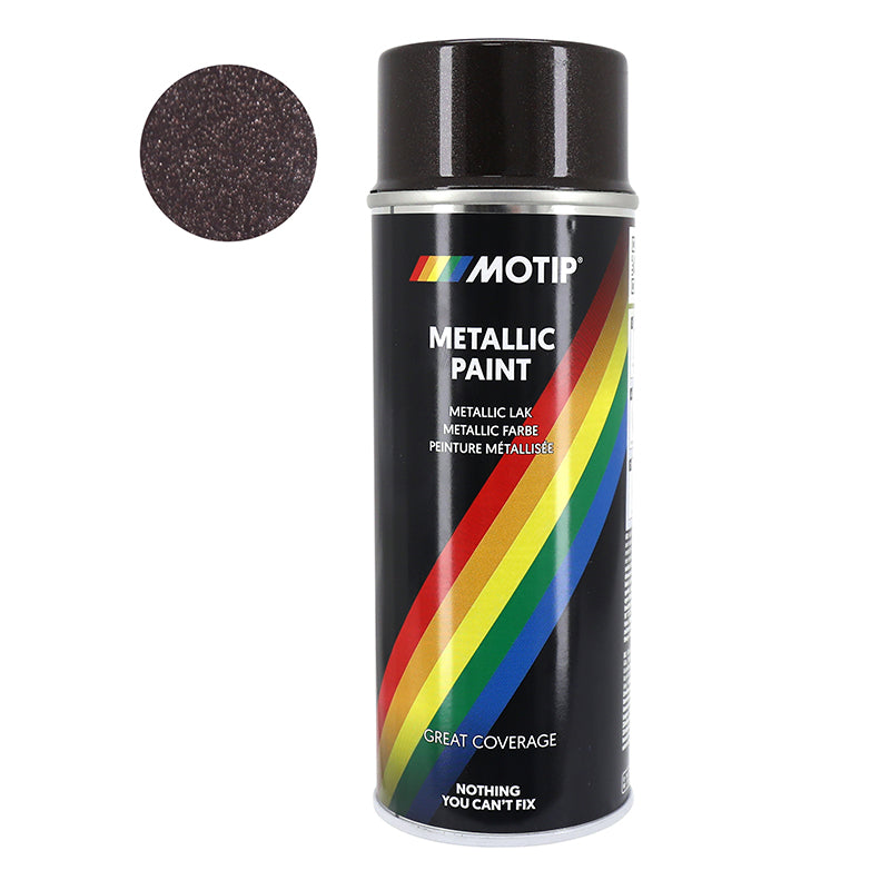 Bombe De Peinture Motip Pro Métal Brun Aerosol 400Ml (04048)