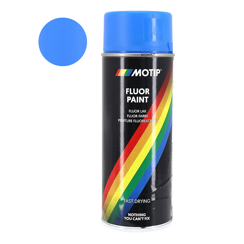 Bombe De Peinture Motip Pro Fluo Bleu Aerosol 400Ml (04024)