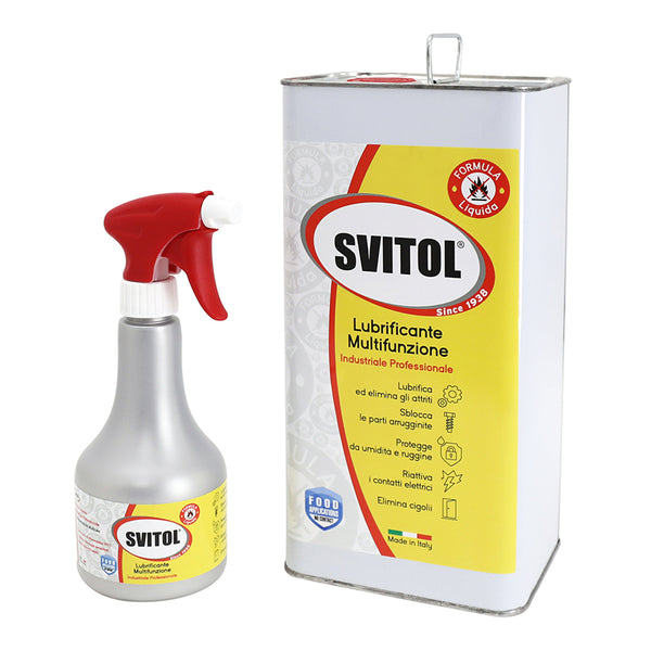 Lubrifiant Arexons Svitol Multifonctions Professionnel Formule Amelioree Point Eclair 100°C (Spray 400Ml + Recharge 5L)