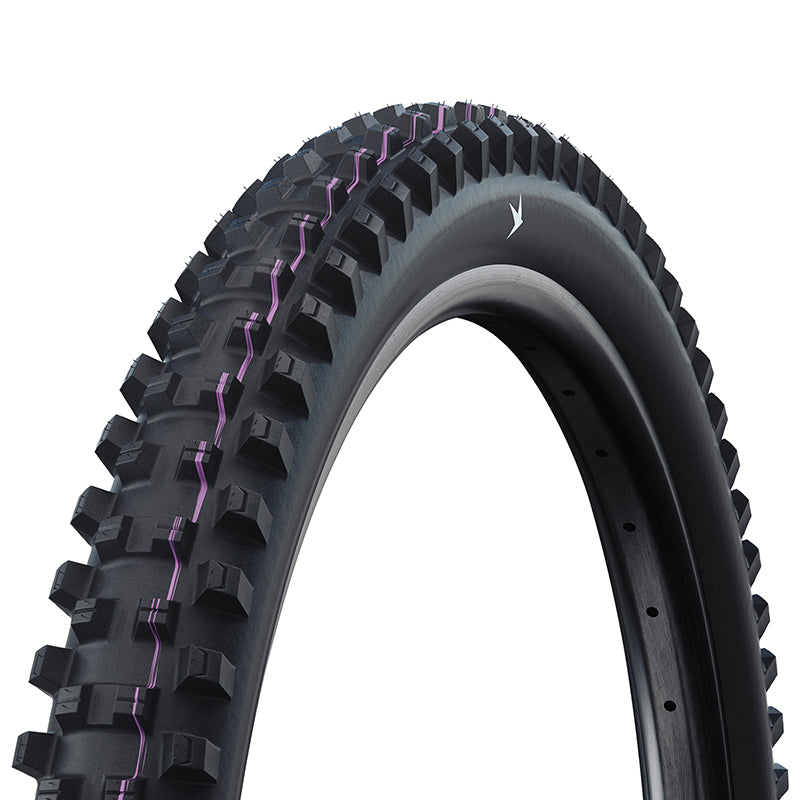 Pneu VTT Gravity - VAE 29 X 2.50 Schwalbe Shredda Front Radial Noir Ts (63-622) Tubeless Ready Homologué VAE E50