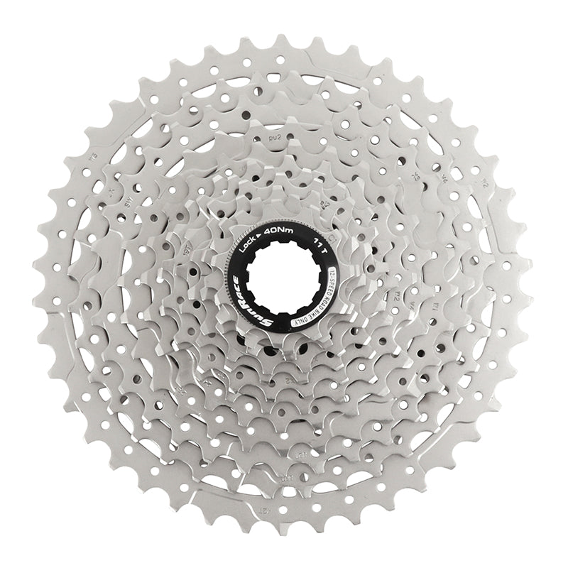 Cassette 12V. Sunrace Csrz800 11-42 Gravel Pour Shimano Hg-L-Hg-M Metallic Argent (Livre En Boite)(11-13-15-17-19-21-24-