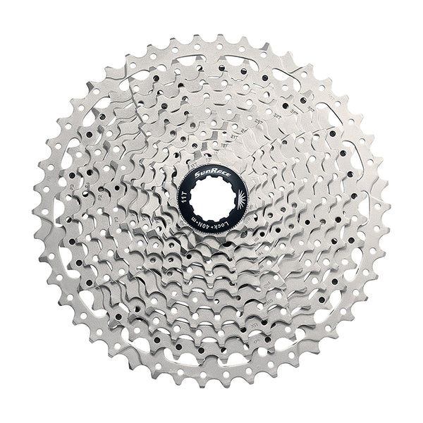 Cassette 12V. Sunrace Csrz800 11-46 Gravel Pour Shimano Hg-L-Hg-M Metallic Argent (Livre En Boite)(11-12-13-15-18-21-24-