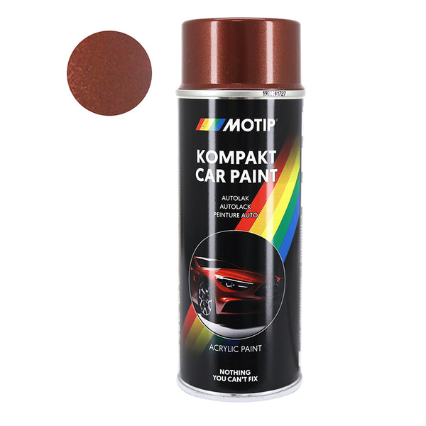 Bombe De Peinture Motip Kompakt Autolack Acryl Métal Rouge Aerosol 400 Ml (51720)
