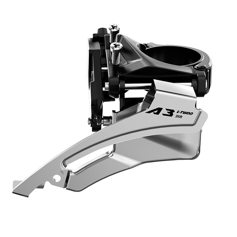 Dérailleur VTT Avant Ltwoo A3 3X8V. Collier Bas 31.8-34.9 Pour Triple Plateau 42X34X24 Tirage Haut-Bas Compatible Shimano (Vendu A L'Unite)
