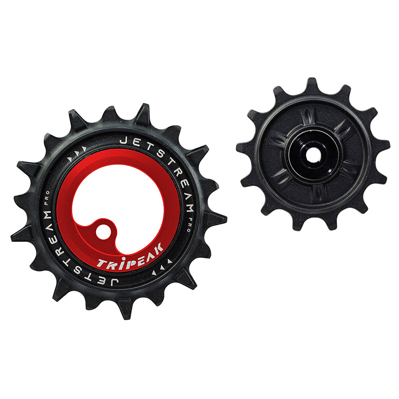 Galet Dérailleur Aopw Tripeak 13-18 Dents Céramique 12X1-11X2V. Shimano Deore Xt 8100-8130 Slx 7120-7100 Grx 822 Rouge (