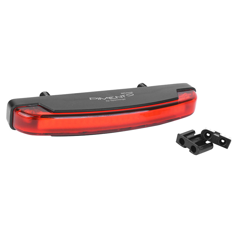 Éclairage-Feux Stop Vélo A Dynamo Arrière 6V Sur Porte-Bagage Spanninga Pimento Large (Montage Atelier) Compatible VAE