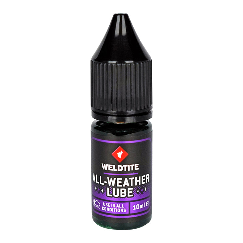 Lubrifiant Vélo Chaîne Weldtite All Weather Toutes Conditions (10Ml) - Pour Utiliser Partout