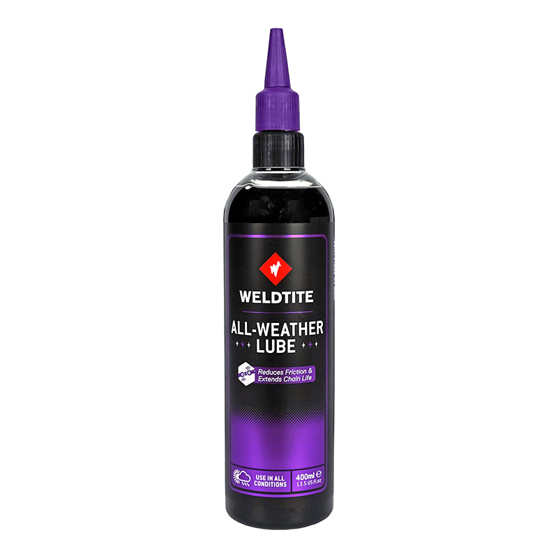 Lubrifiant Vélo Chaîne Weldtite All Weather Toutes Conditions Au Teflon (400Ml)