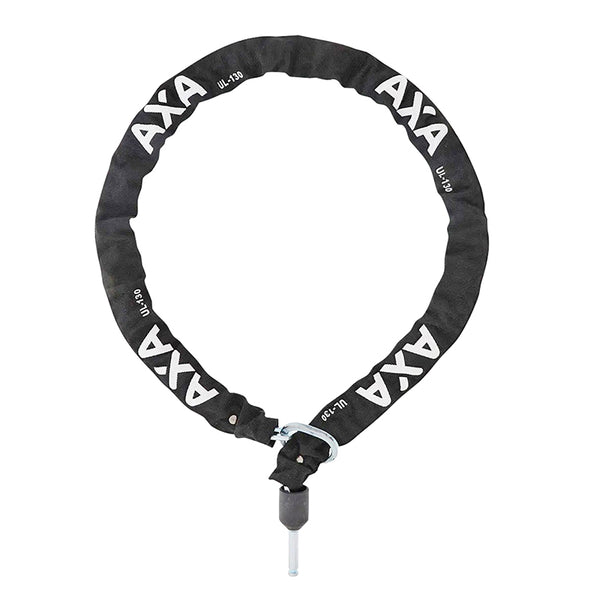 Antivol Vélo Chaîne A Boucle Axa Ulc-130 Pour Fer A Cheval Diam 5.5 mm L1.30M Noir (Profondeur 50 mm Diam 10 mm) -Livre