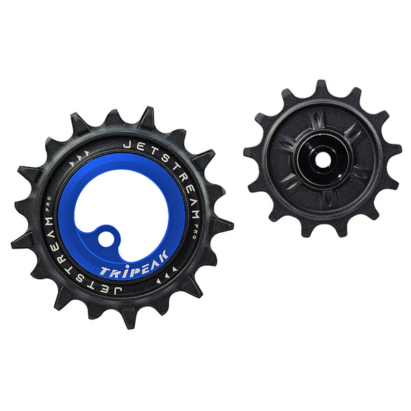 Galet Dérailleur Aopw Tripeak 13-18 Dents Céramique 12X1-11X2V. Shimano Deore Xt 8100-8130 Slx 7120-7100 Grx 822 Bleu Fo
