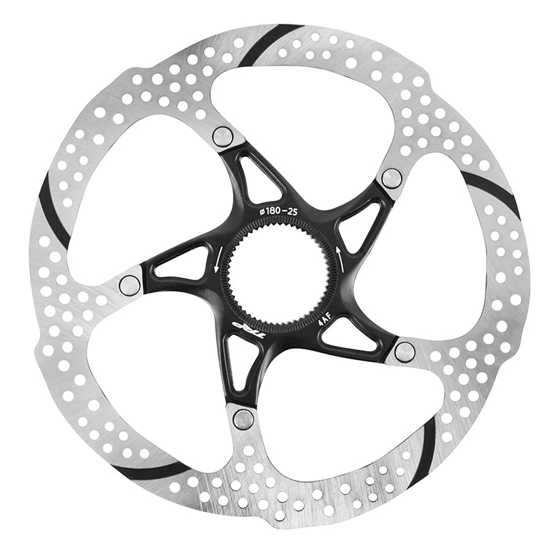 Disque De Frein VTT Centerlock Tektro 180 mm Noir Pour Toute Type De Plaquette Sans Écrou (Montage Atelier)