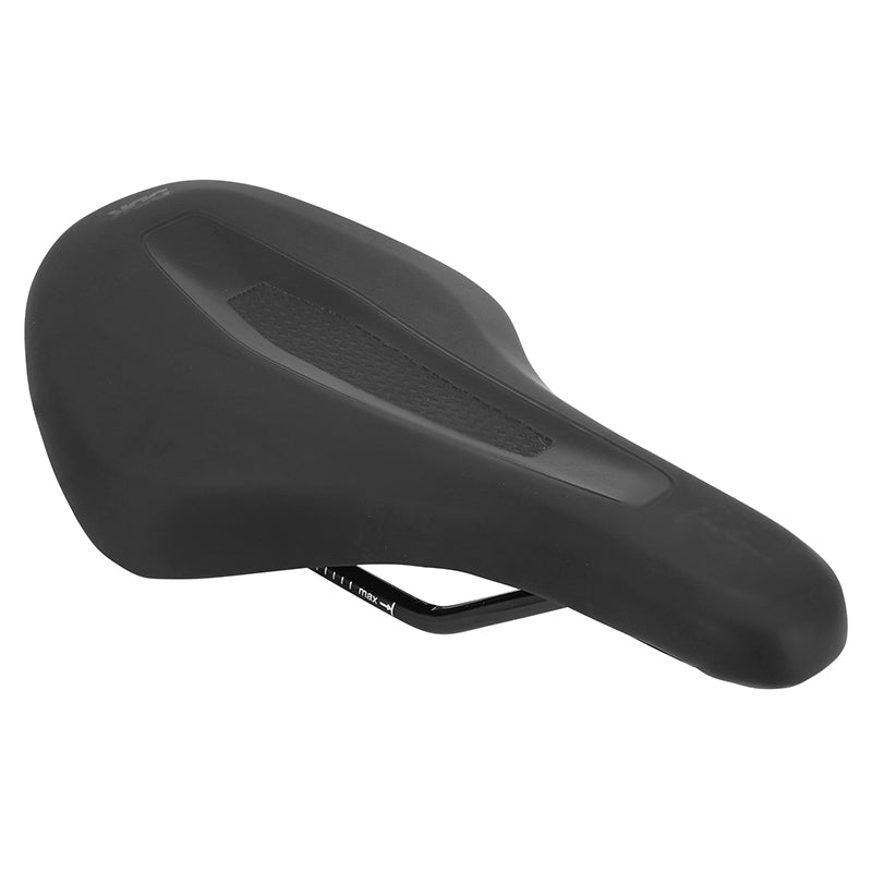 Selle Junior Newton Veolavya Noir 235X141 mm Rail Acier Noir