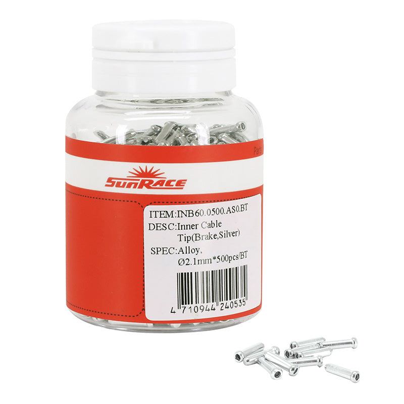 Embout De Câble Frein Sunrace 1,8 mm (Boite De 500)
