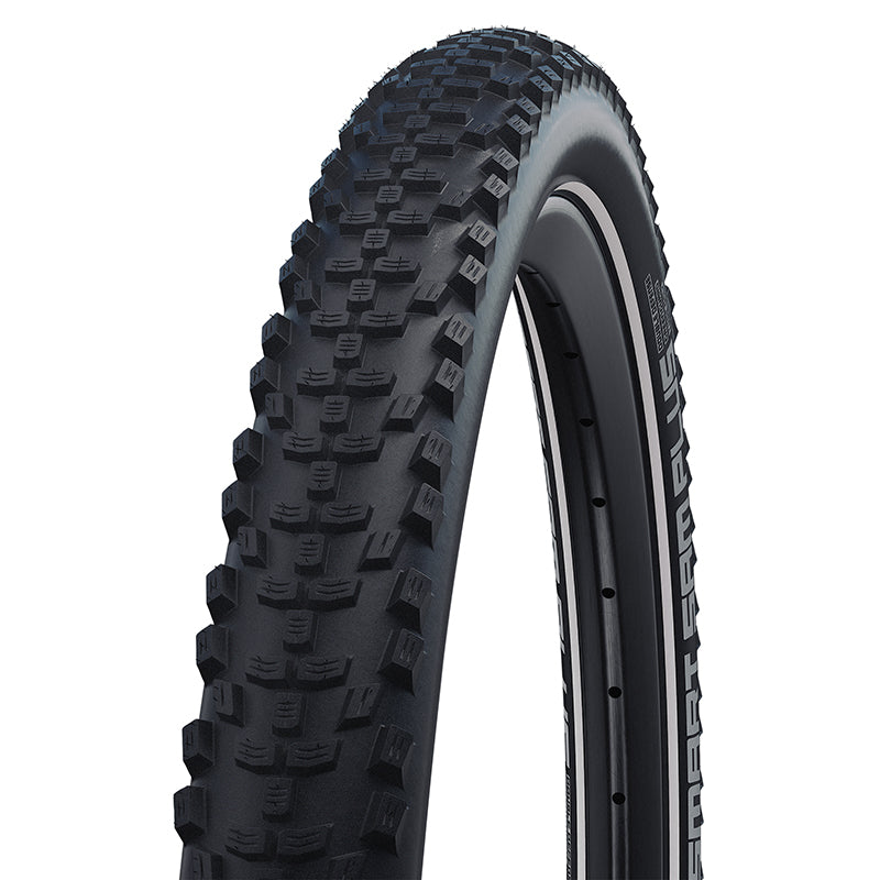 Pneu VTT - VAE 27.5 X 2.25 Schwalbe Smart Sam Plus Addix Noir Tr (57-584) (650B) Flanc Reflex Double Defense Renfort Greenguard Homologué VAE E50