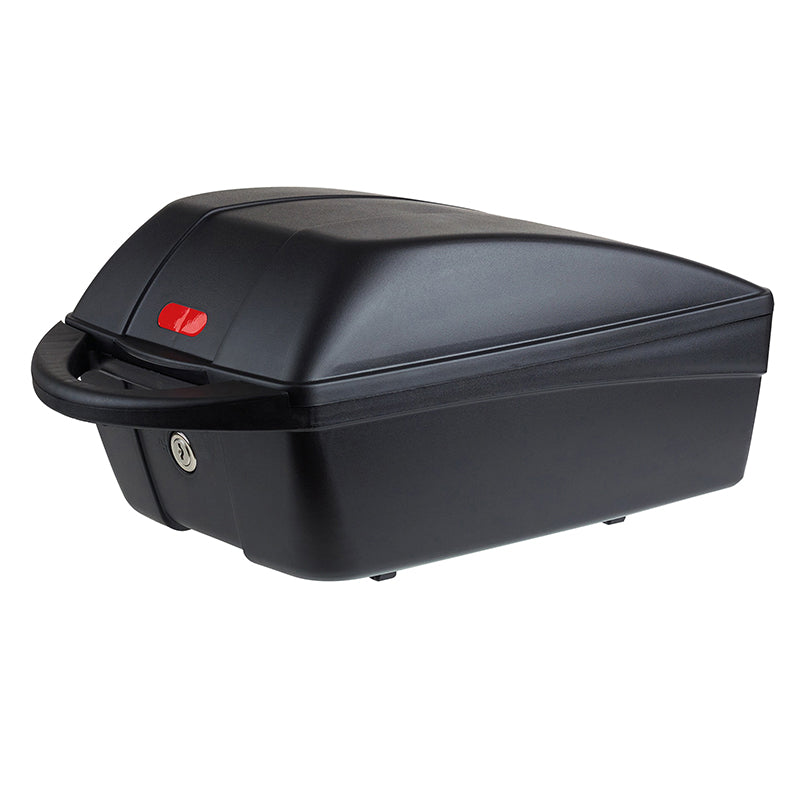 Top Case Vélo Box Polisport 11L Noir Fixation Mik-Mik-Hd 2.0 Verrouillage Sécurisé Sur Porte Bagage A Clé (Long 42 cm X
