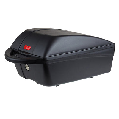 Top Case Vélo Box Polisport 11L Noir Fixation Mik-Mik-Hd 2.0 Verrouillage Sécurisé Sur Porte Bagage A Clé (Long 42 cm X Larg 26 cm X Haut 21 cm) - Poids Max 5 Kg