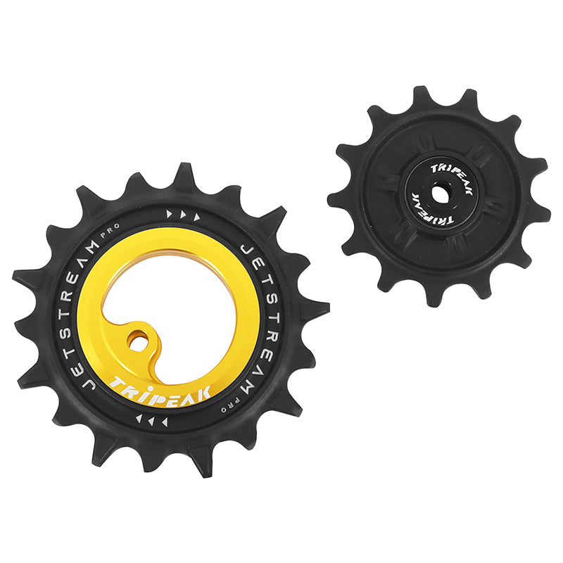 Galet Dérailleur Aopw Tripeak 13-18 Dents Céramique 12X1-11X2V. Shimano Deore Xt 8100-8130 Slx 7120-7100 Grx 822 Or (Jeu De 2) (Garantie 4 Ans)