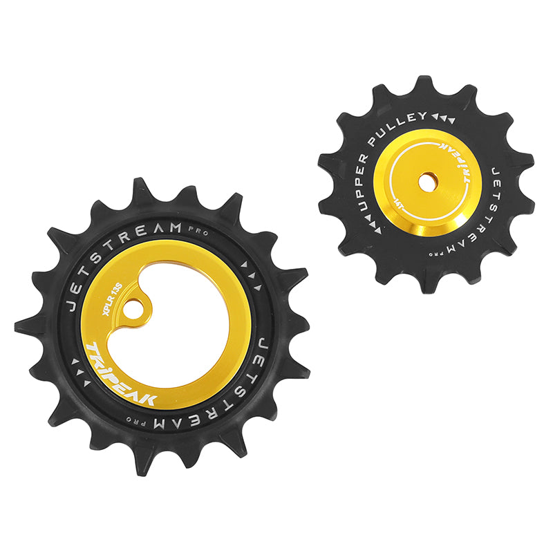 Galet Dérailleur Aopw Tripeak 14-18 Dents Céramique 13X1V. Sram Axs Xplr Red E1-Force-Rival E1 Or (Jeu De 2) (Garantie 4 Ans)